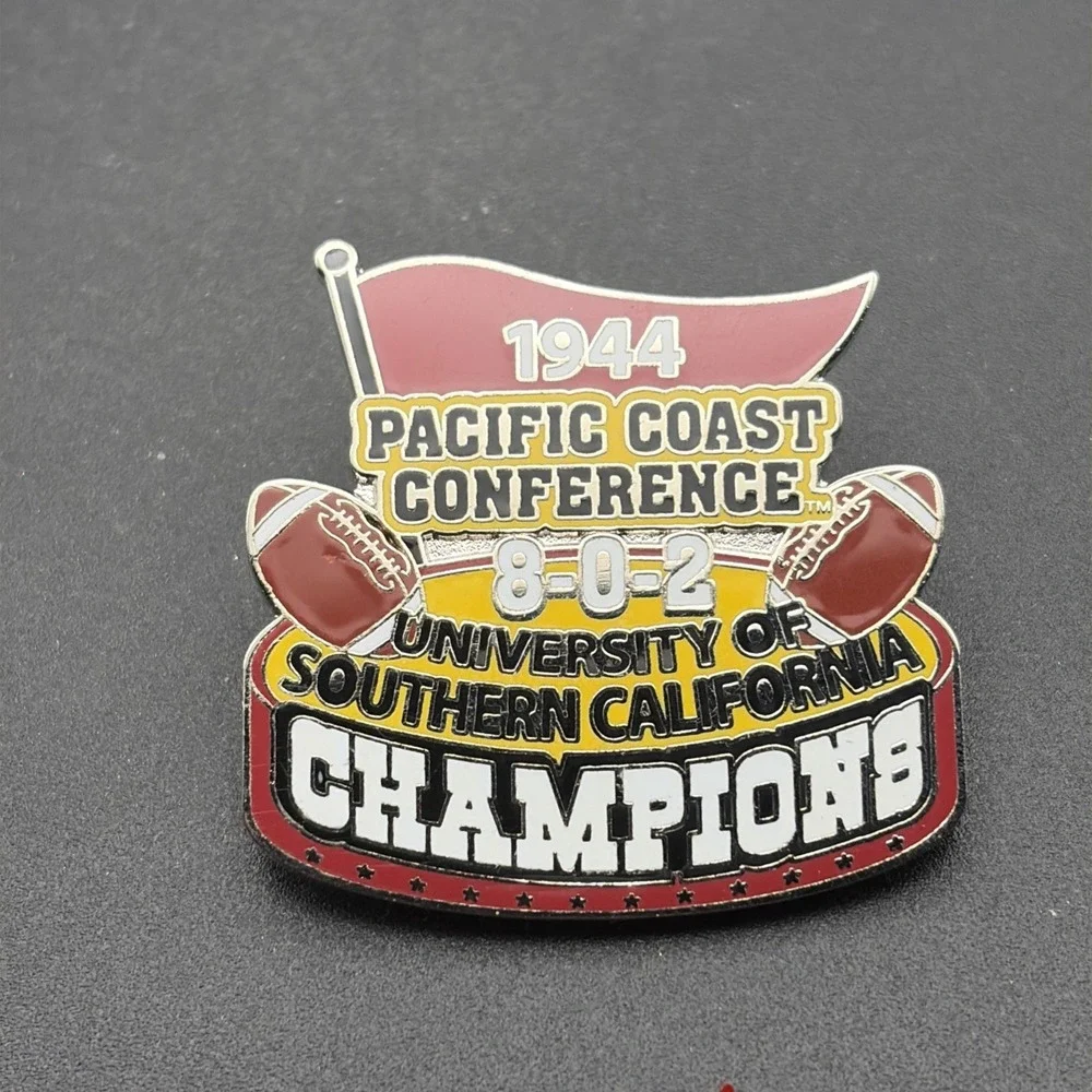 University of Southern California USC Football 1944 PAC Champions Lapel Hat Pin